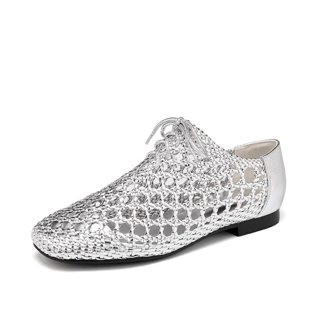 Square-Toe Lace-up (Quinn)