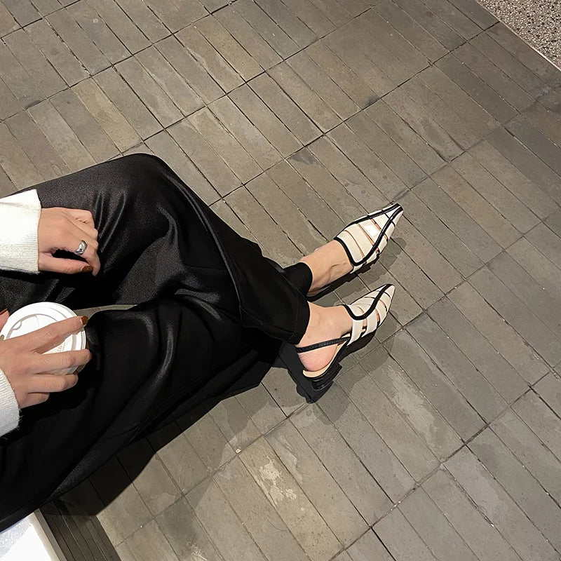 Pointed-Toe Sandal (Tilda)