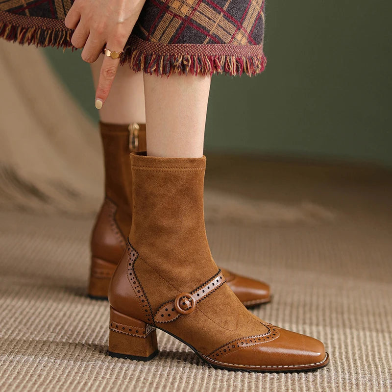Square-Toe Ankle Boot (Josie)
