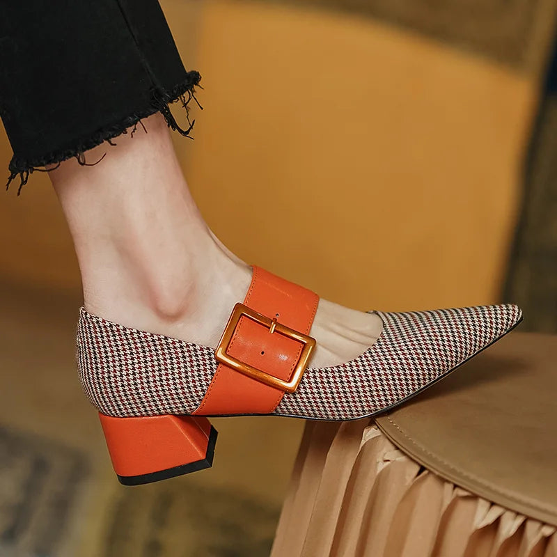 Pointed-Toe Mary-Jane (Paula)