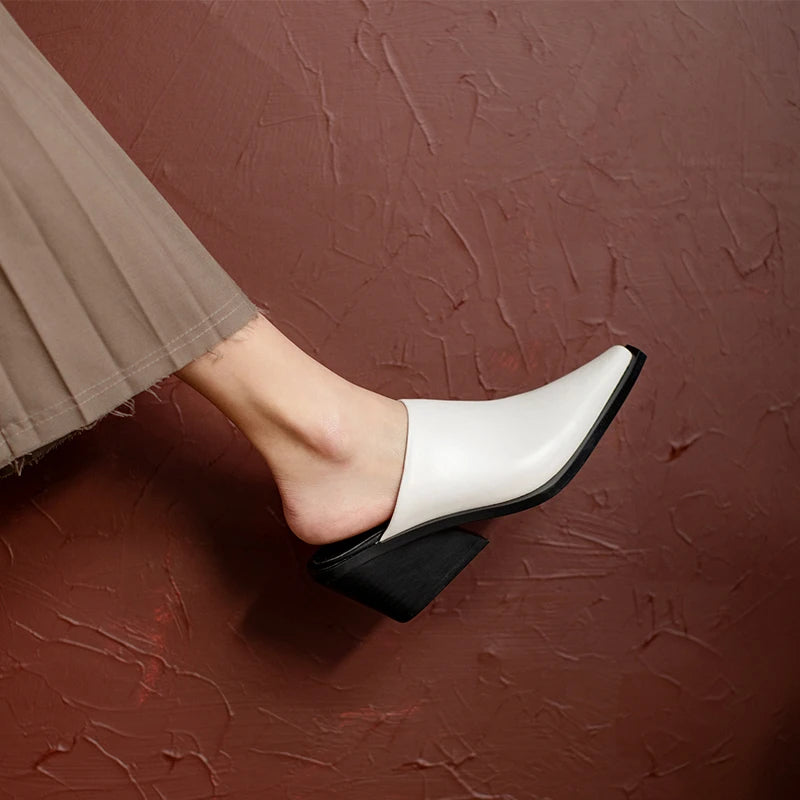Pointed-Toe Mule (Yolanda)