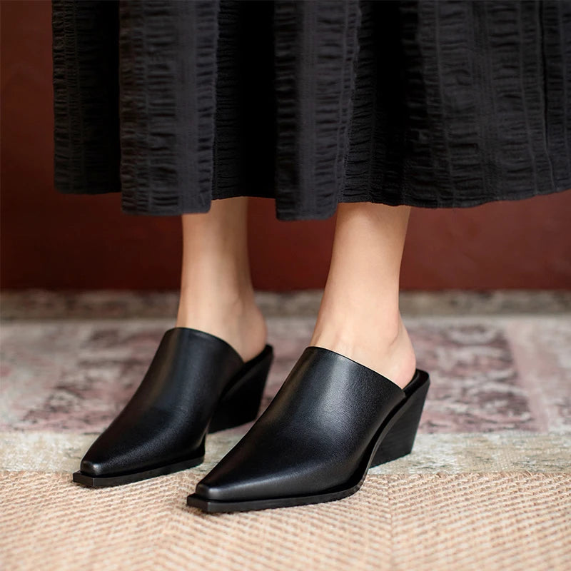 Pointed-Toe Mule (Yolanda)