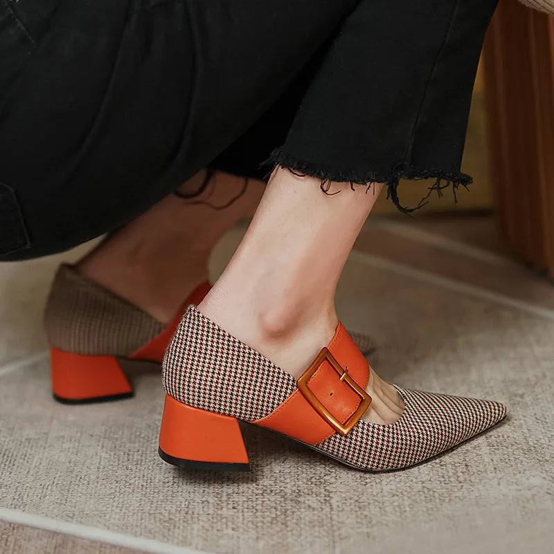 Pointed-Toe Mary-Jane (Paula)