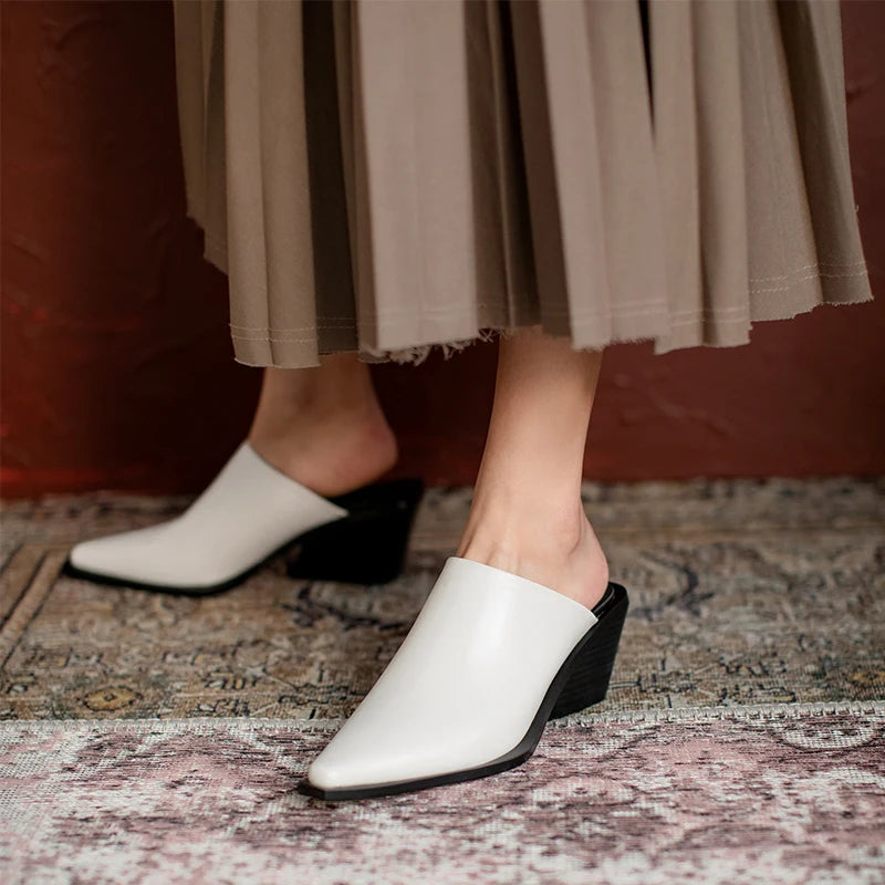 Pointed-Toe Mule (Yolanda)