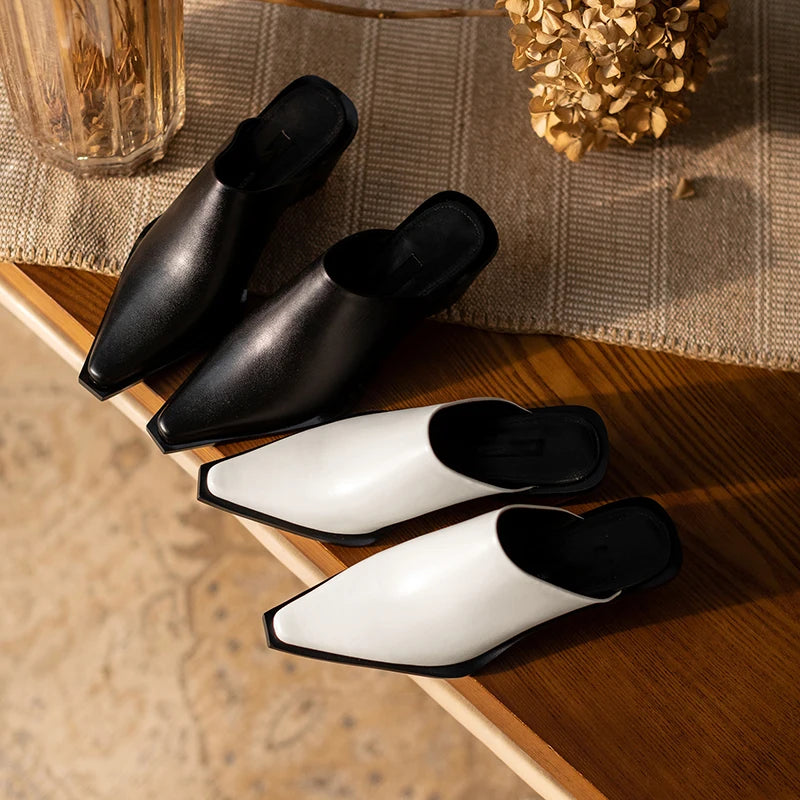 Pointed-Toe Mule (Yolanda)