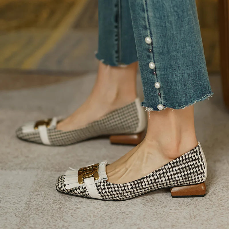 Square-Toe Loafers (Violeta)
