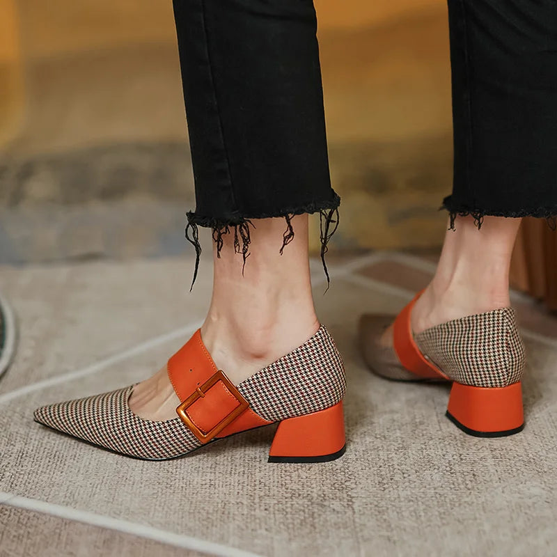 Pointed-Toe Mary-Jane (Paula)