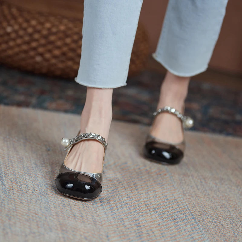 Round-Toe Mary-Jane (Laura)