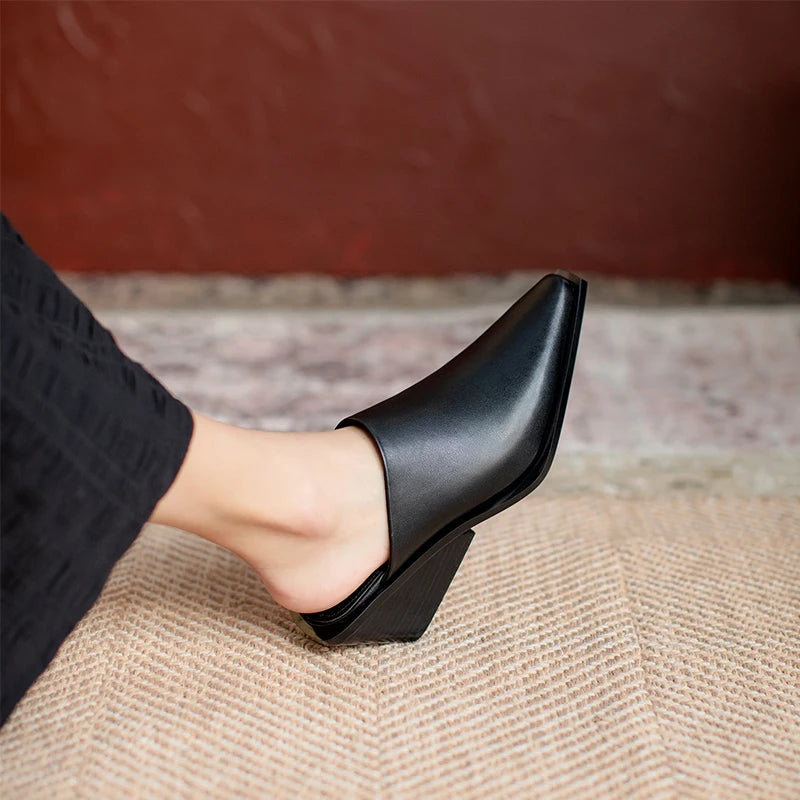 Pointed-Toe Mule (Yolanda)