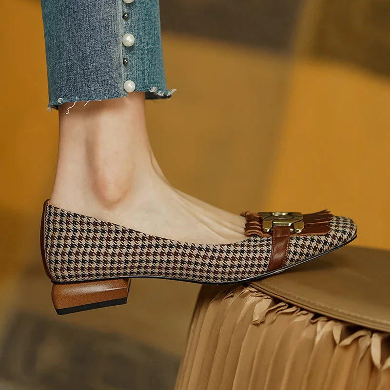 Square-Toe Loafers (Violeta)