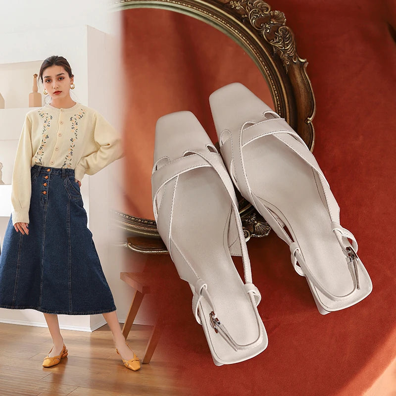 Square-Toe Sandal (Irma)