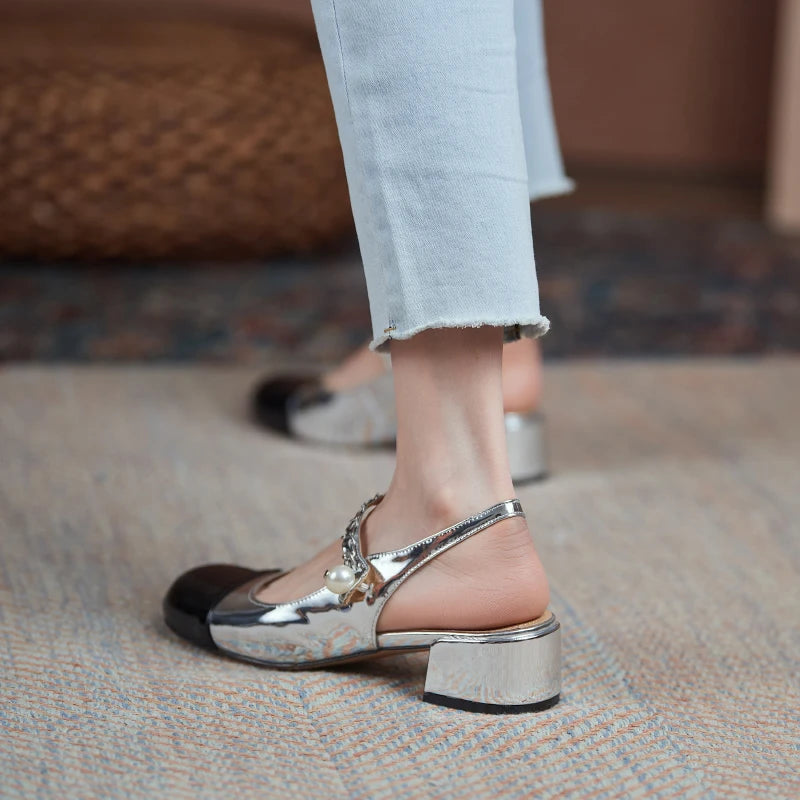 Round-Toe Mary-Jane (Laura)