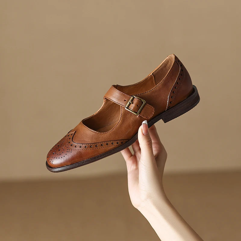 Round-Toe Mary-Jane (Leah)