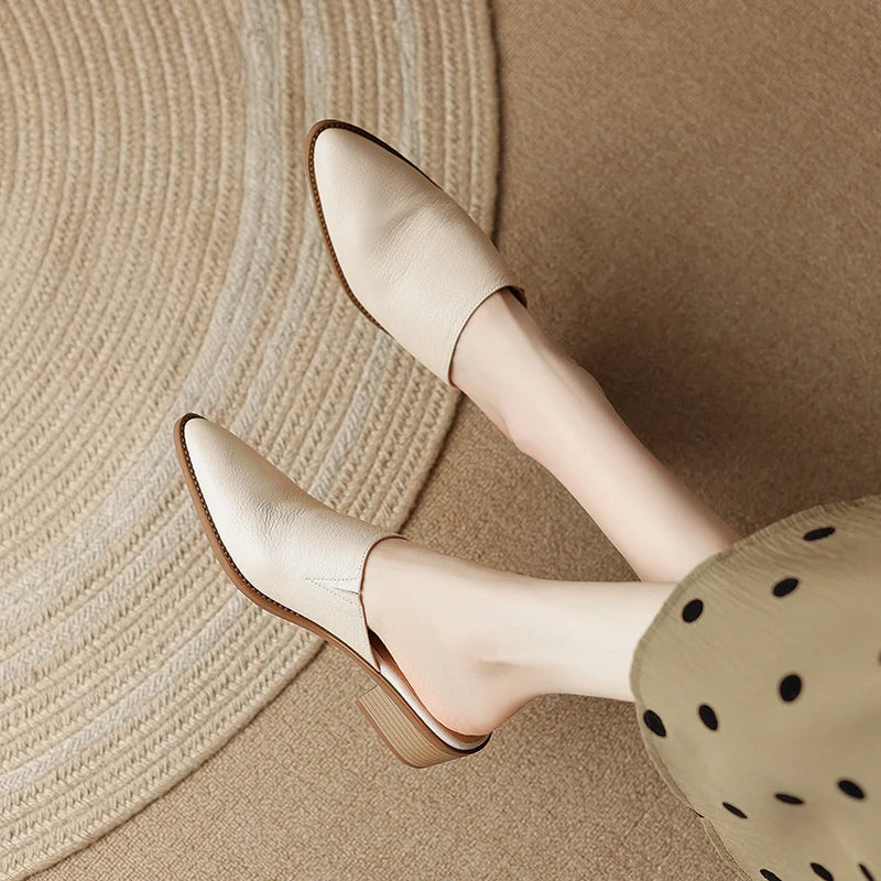 Pointed-Toe Mule (Celia)