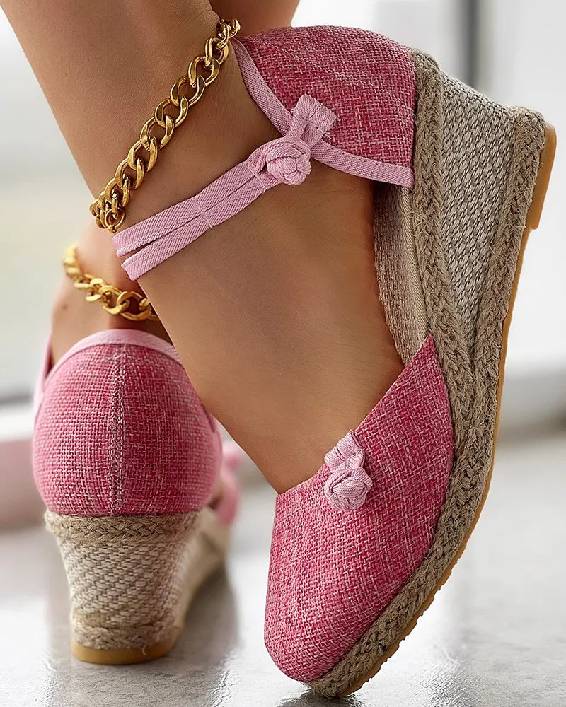 Round-Toe Espadrille (Izabella)