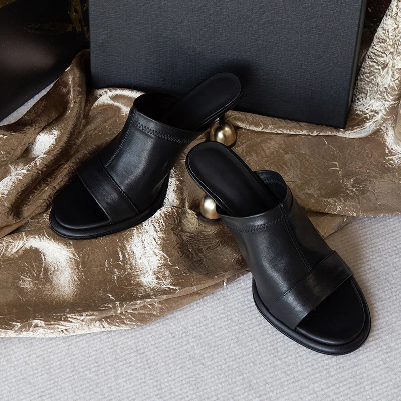 Round-Toe Mule (Charli)