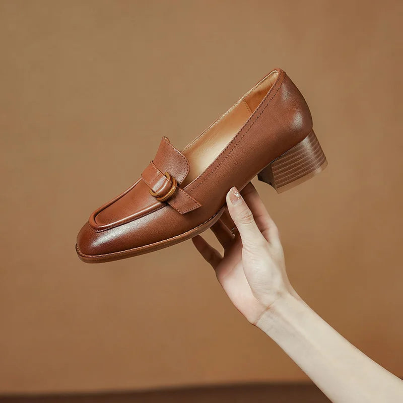 Square-Toe Loafer (Tania)