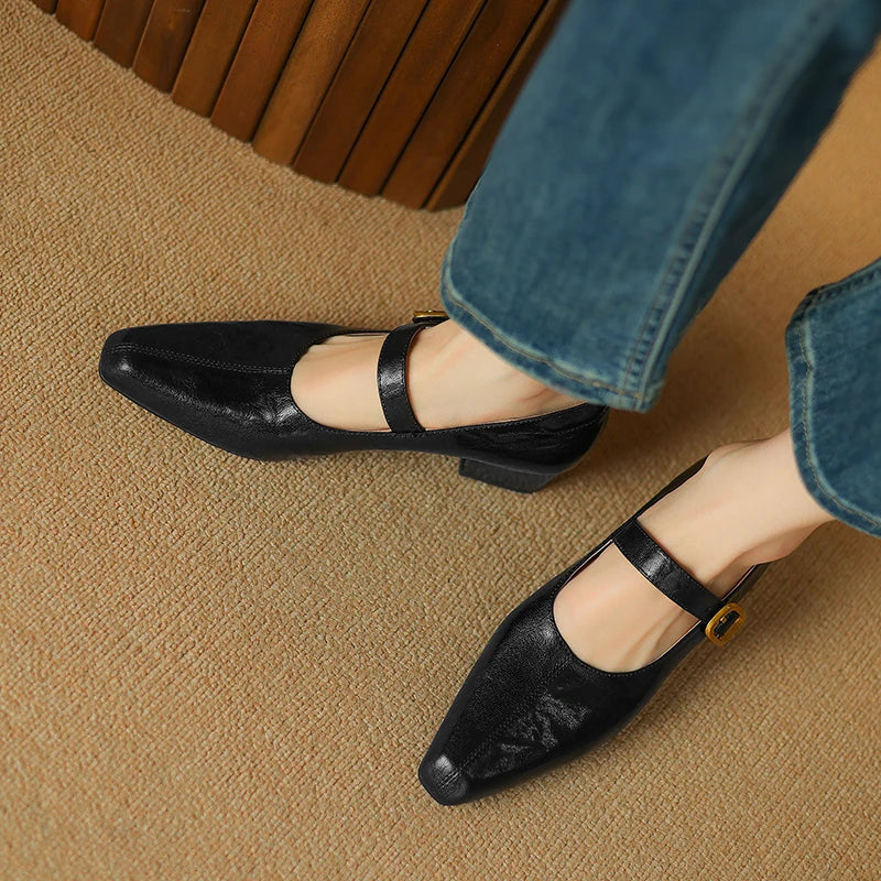 Pointed-Toe Mary-Jane (Denise)