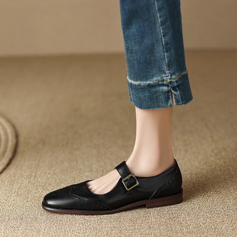 Round-Toe Mary-Jane (Leah)