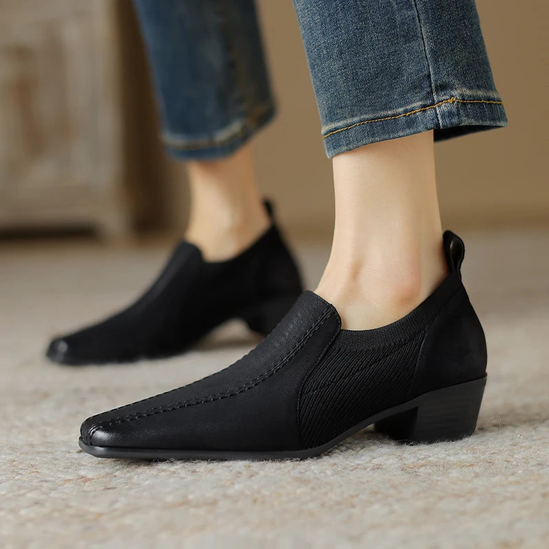 Square-Toe Loafer (Tyra)