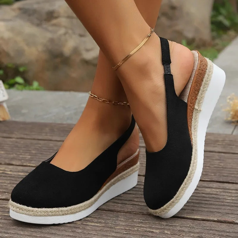 Round-Toe Wedge (Pamela)