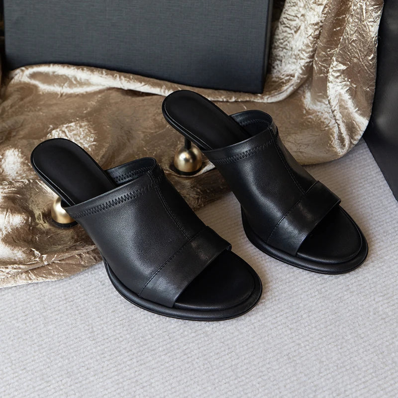 Round-Toe Mule (Charli)