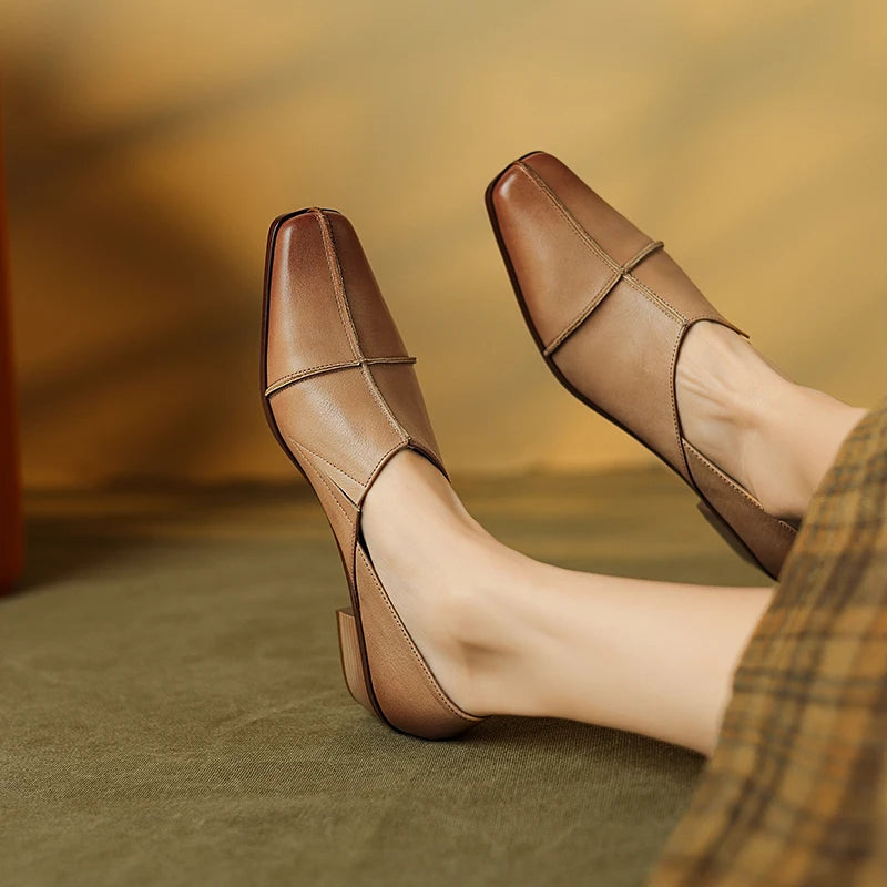 Square-Toe Slip-on (Fiona)