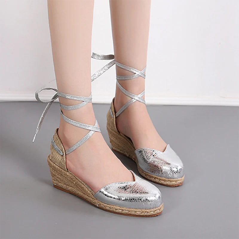 Round-Toe Espadrille (Maya)