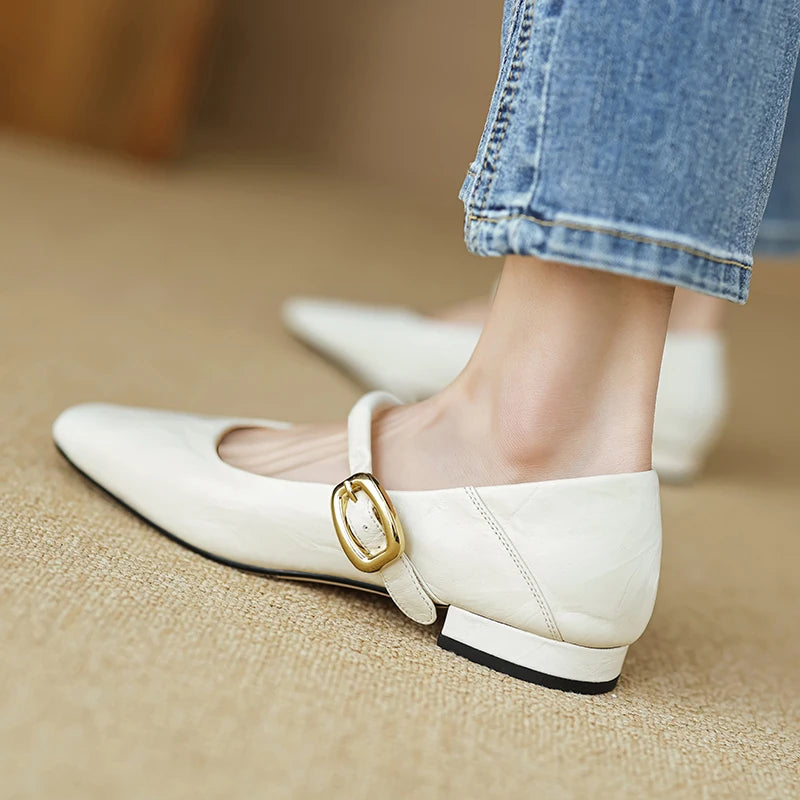 Square-Toe Mary-Jane (Oriana)