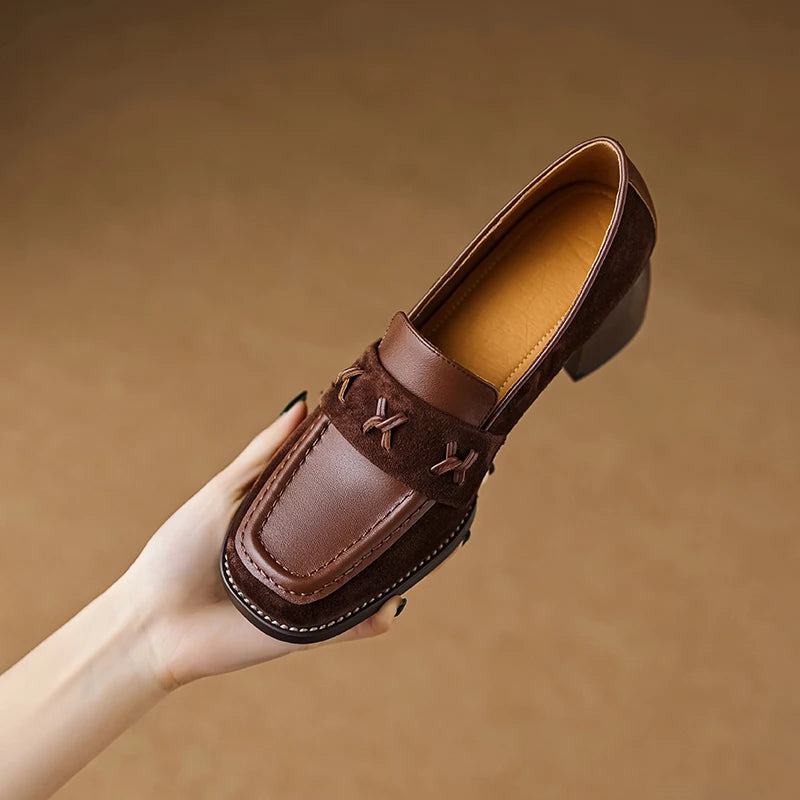 Square-Toe Loafer (Judith)