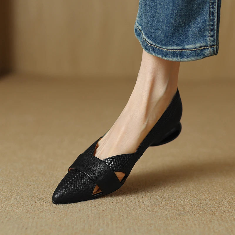 Pointed-Toe Slip-On (Taya)