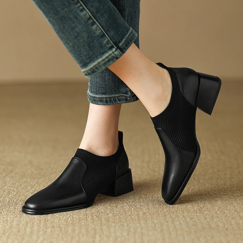 Square-Toe Loafer (Lillian)