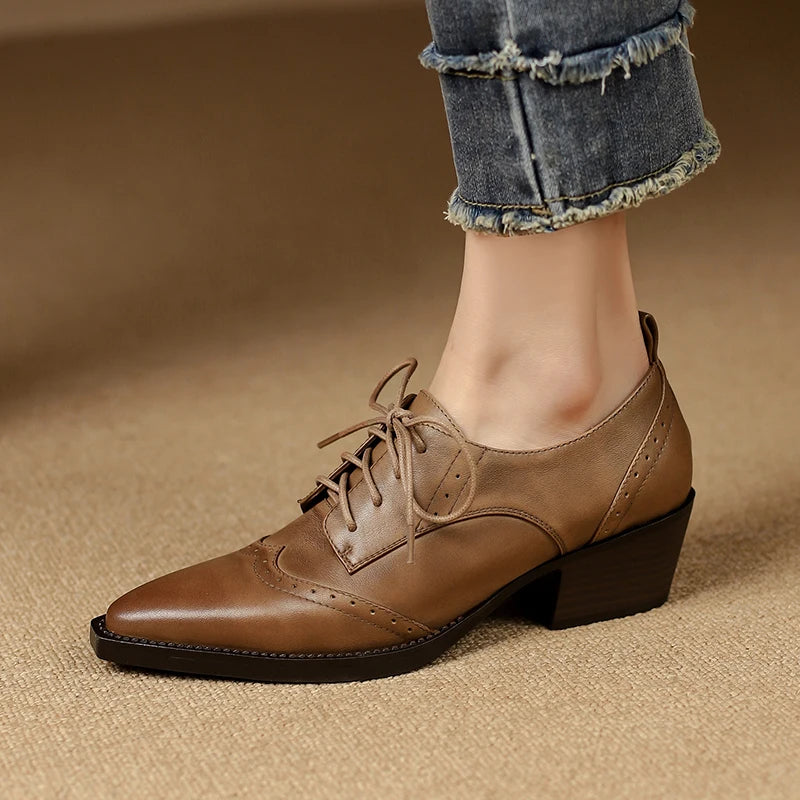 Pointed-Toe Lace-up (Mandy)
