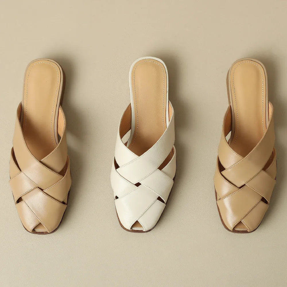Round-Toe Mule (Amara)