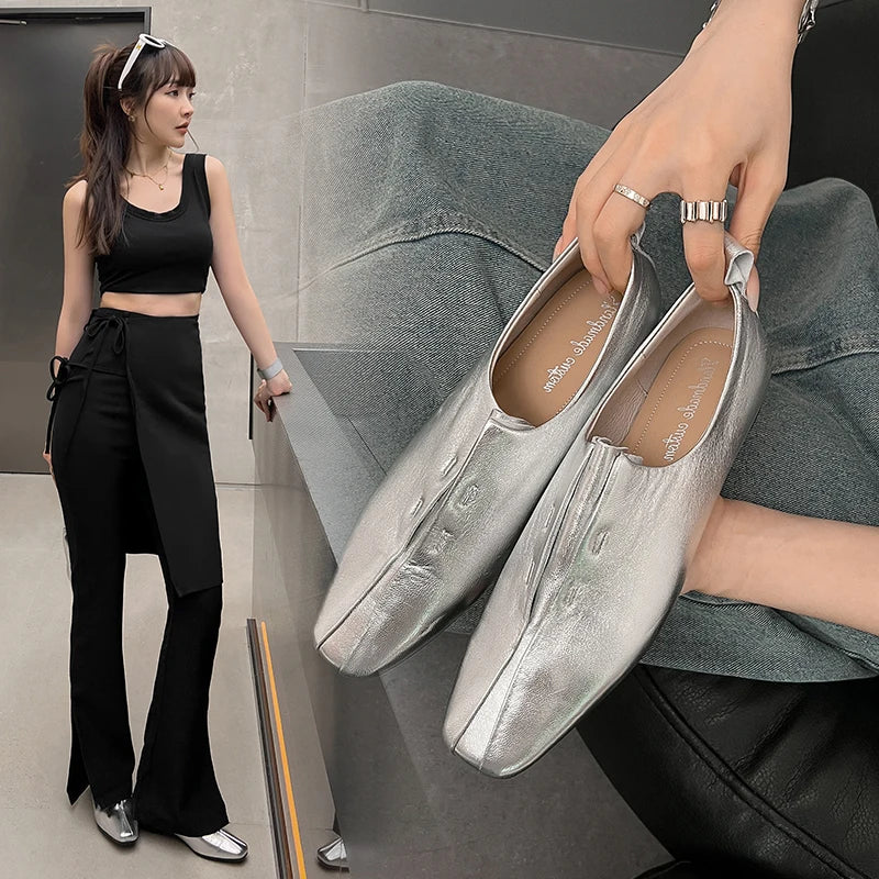 Square-Toe Slip-on (Odetta)