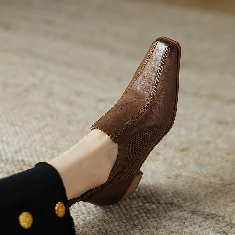Square-Toe Loafer (Tyra)
