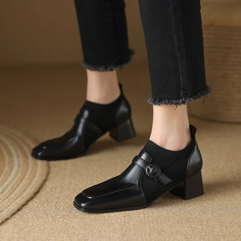 Square-Toe Heel (Shelby)