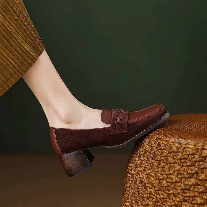 Square-Toe Loafer (Judith)