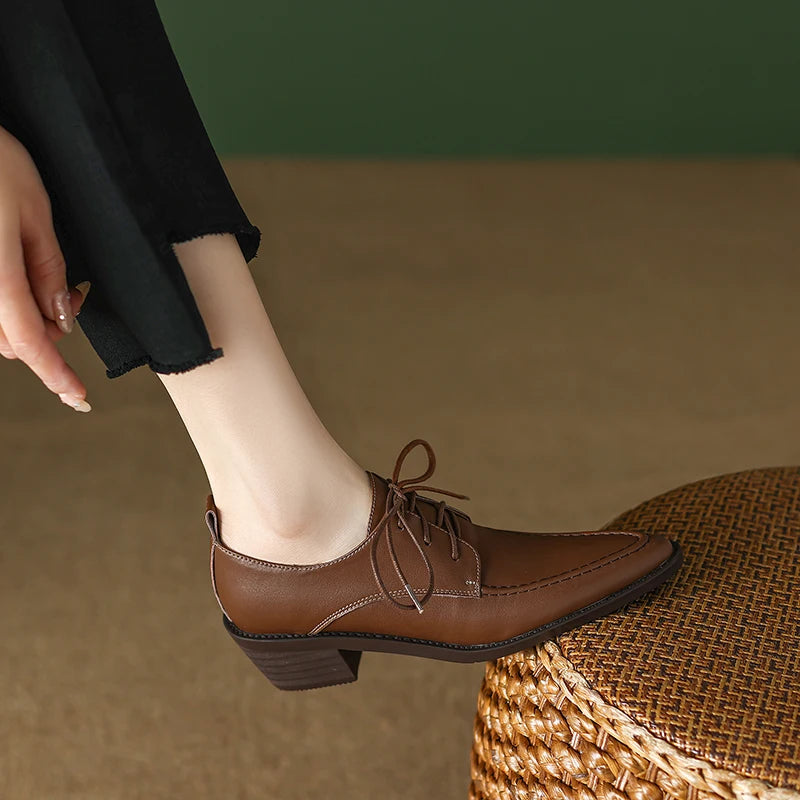 Pointed-Toe Lace-up (Heidi)