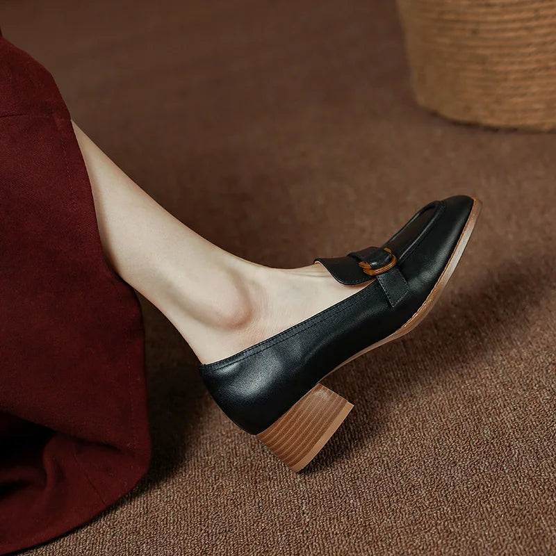 Square-Toe Loafer (Tania)