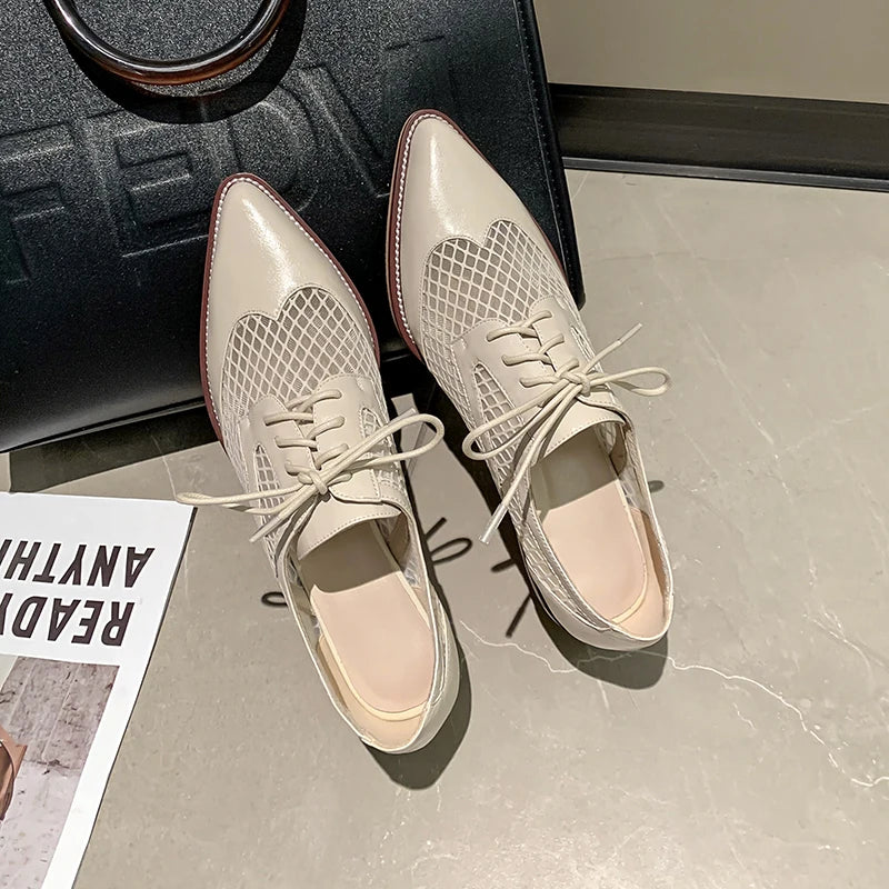 Pointed-Toe Lace-up (Vesper)