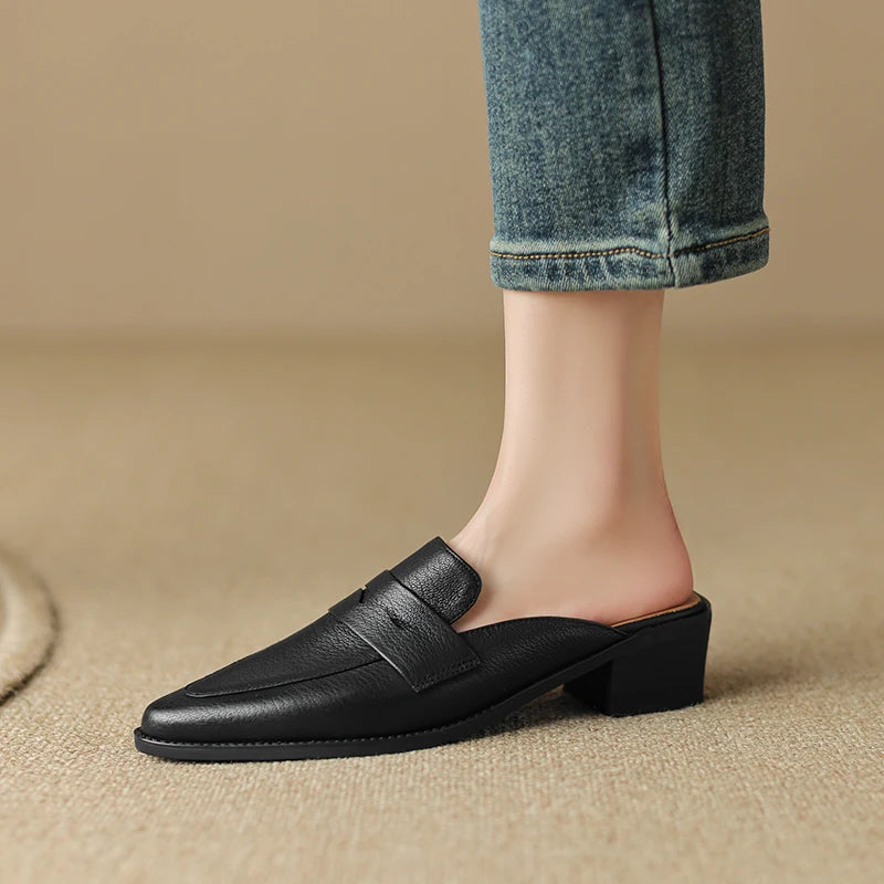 Pointed-Toe Mule (Arielle)