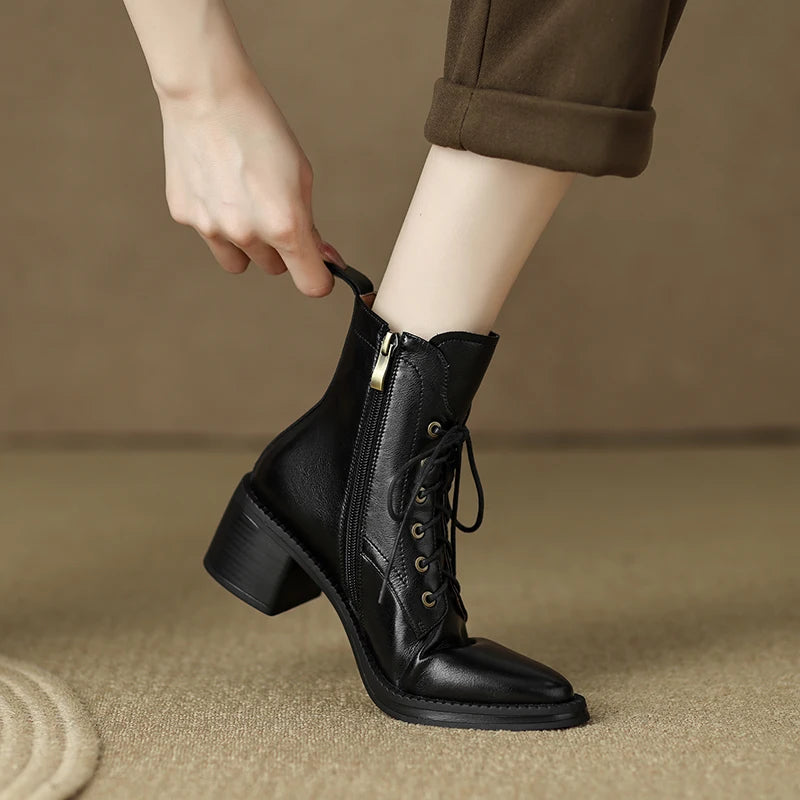 Pointed-Toe Ankle Boot (Blythe)
