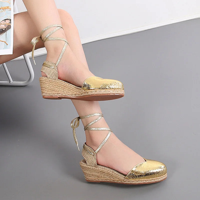 Round-Toe Espadrille (Maya)