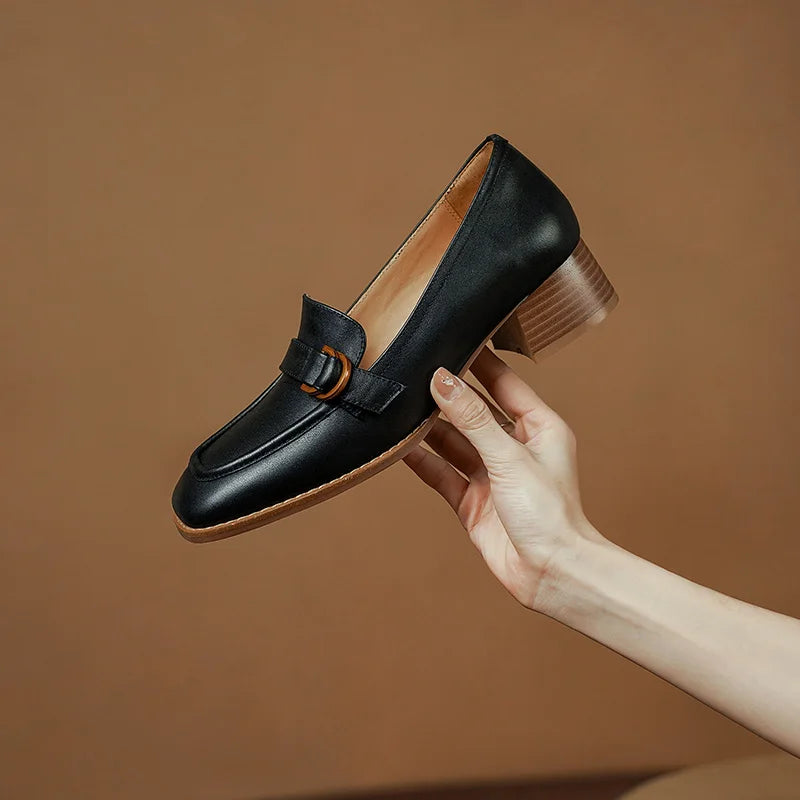Square-Toe Loafer (Tania)