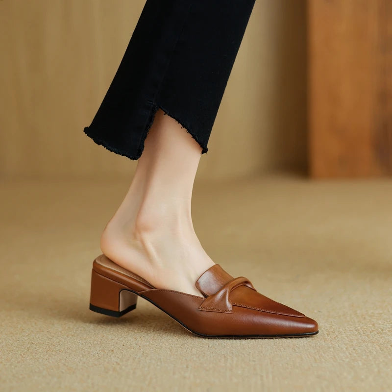 Pointed-Toe Mule (Tara)