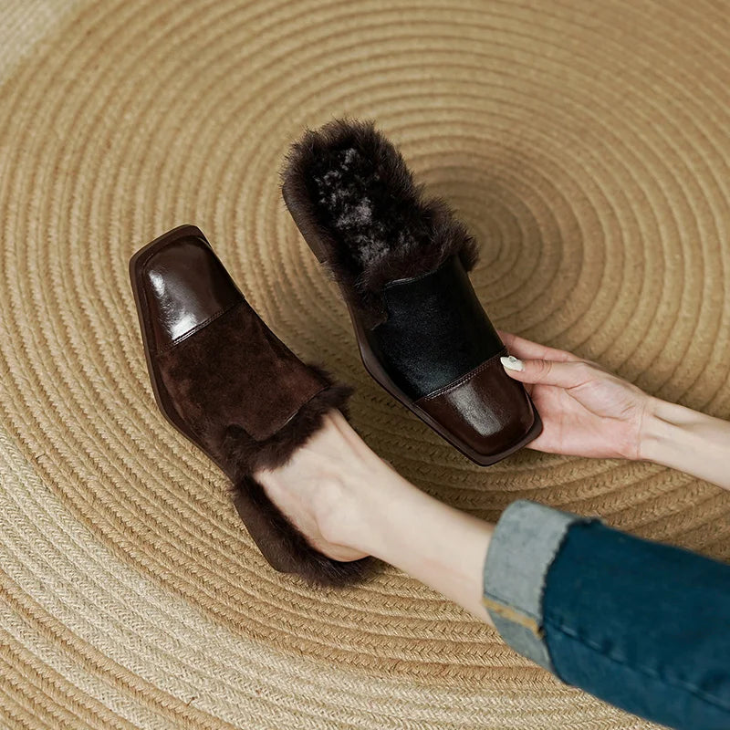 Square-Toe Mule (Zulema)