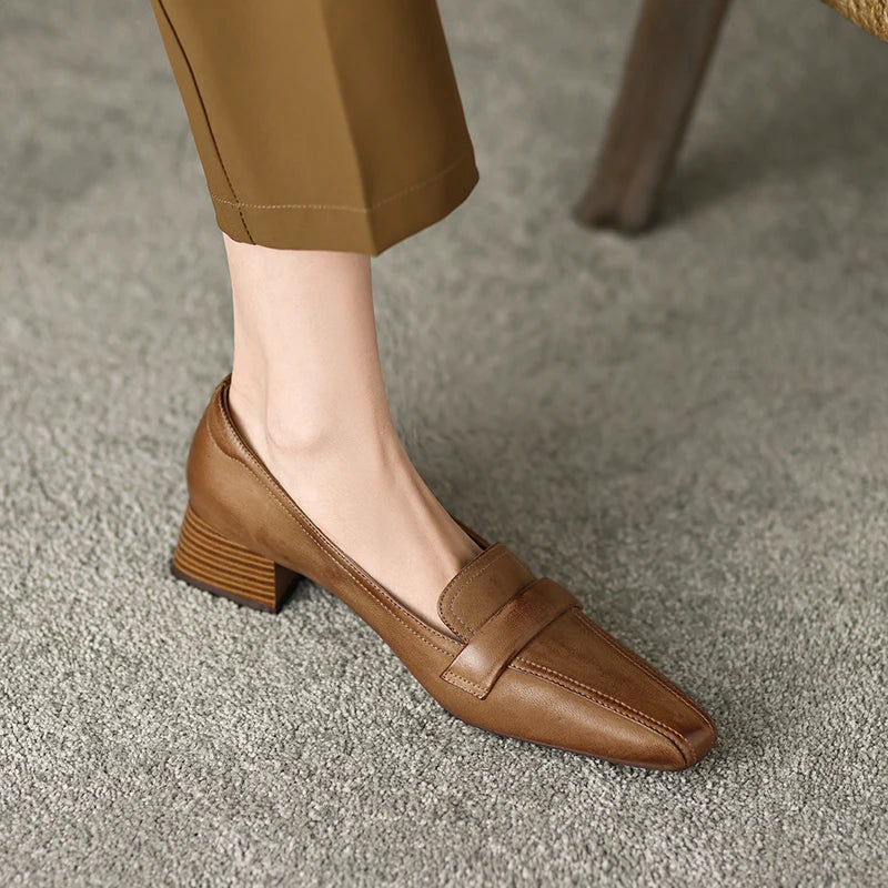 Pointed-Toe Loafer (Ember)