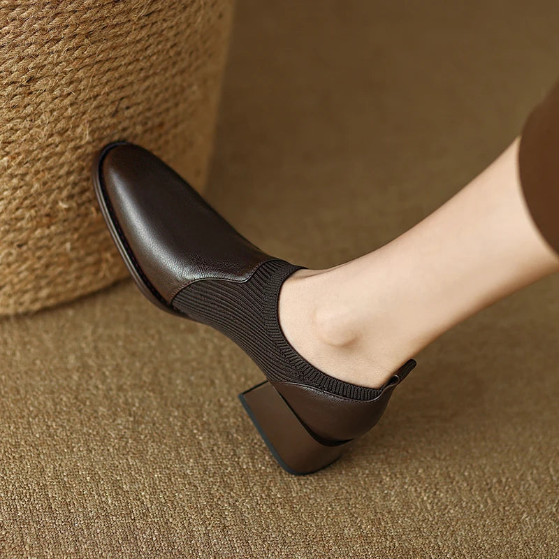 Square-Toe Loafer (Lillian)