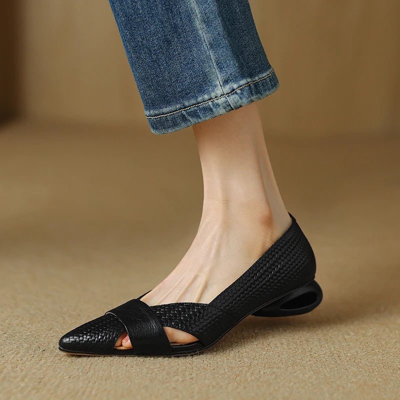 Pointed-Toe Slip-On (Taya)